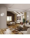DALIA * APLIQUE CUADRADO 40W - BLANCO + BLANCO
